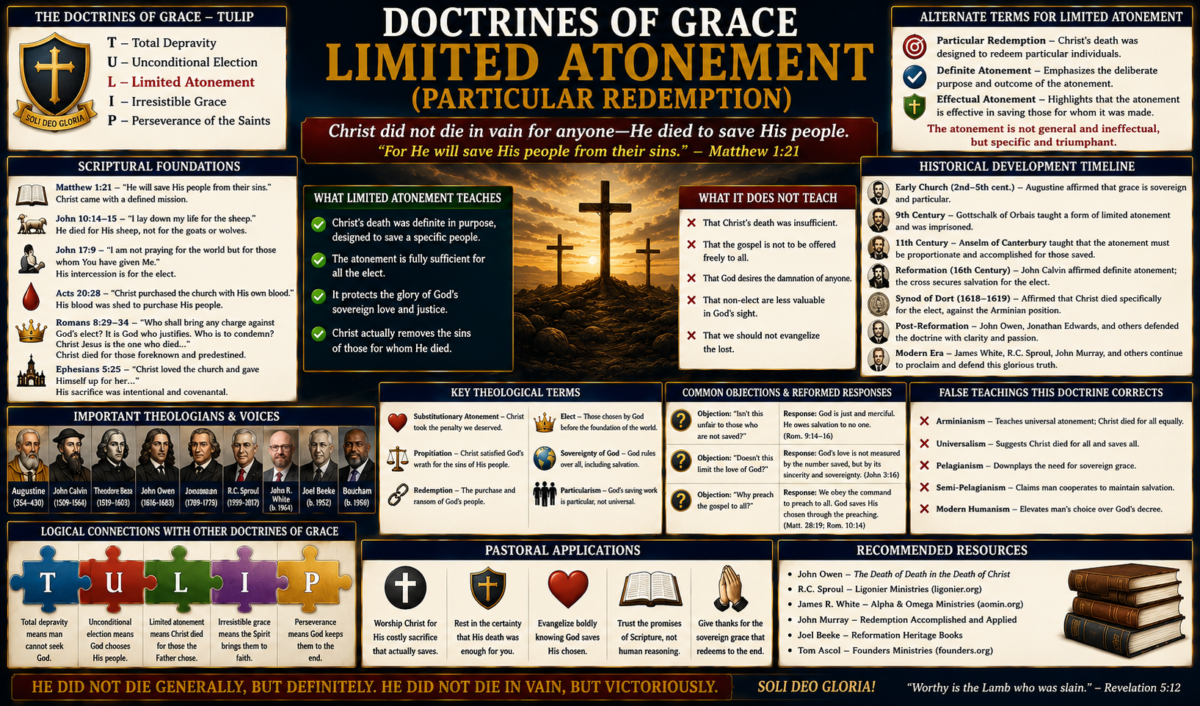 Doctrines of Grace – Limited Atonement (Particular Redemption) - Based ...