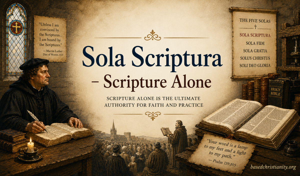 Scripture Alone Sola Scriptura - Scripture Alone - Based Christianity