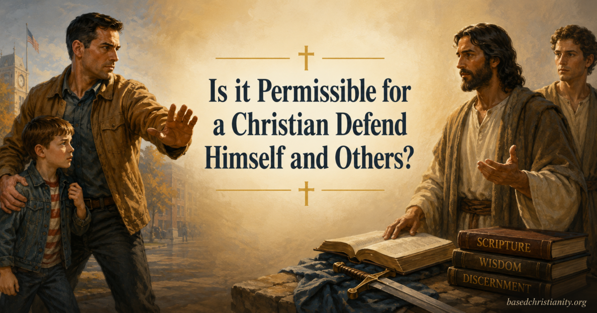 Is it Permissible for a Christian Defend Himself and Others? - Based ...